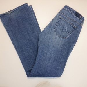 AG Adriano Goldschmied 30x33 Size 27R The Angel H2O Boot Cu